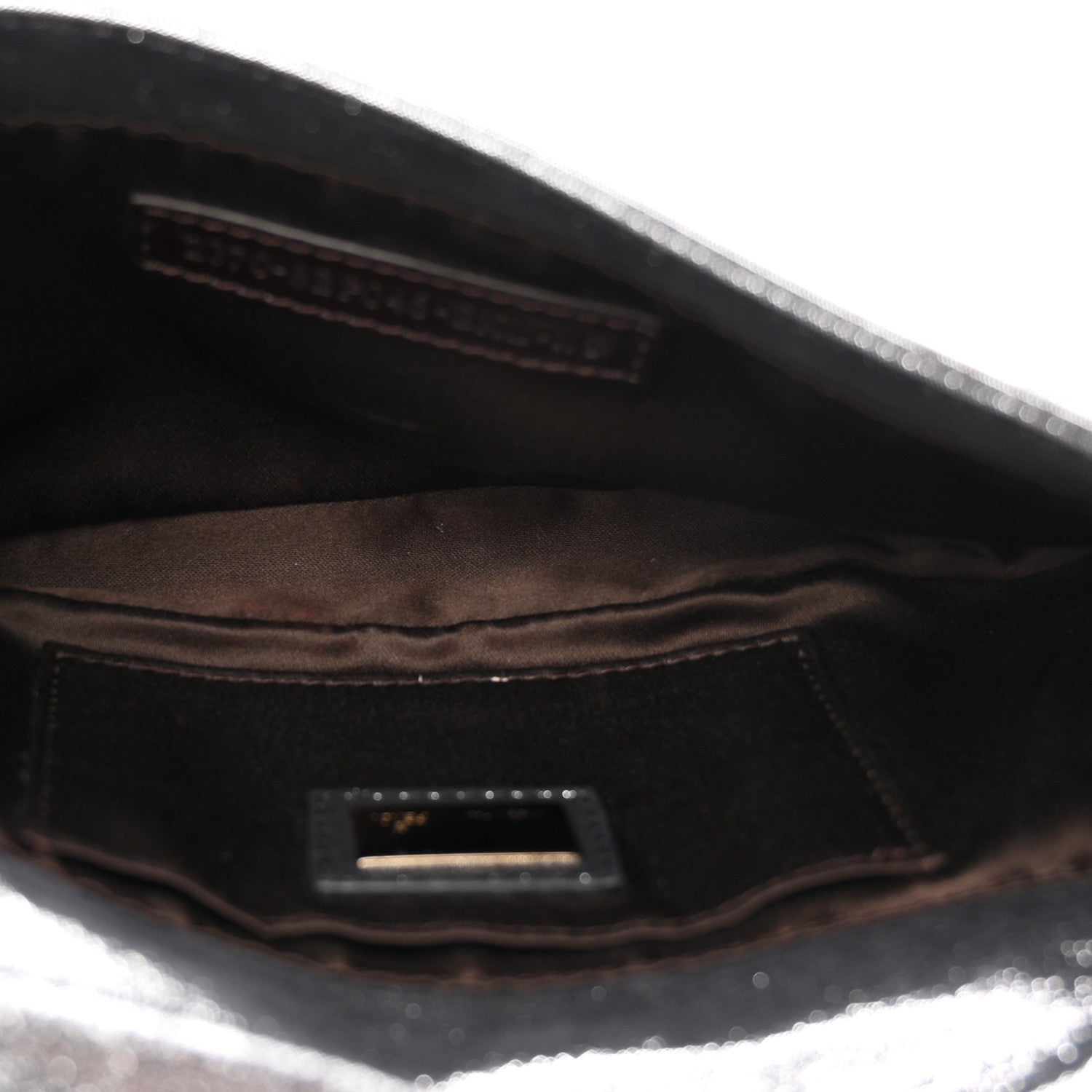 Metallic Calfskin Mia Pochette Silver