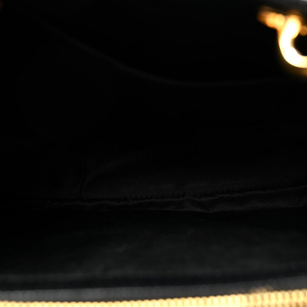 Caviar Quilted Grand Shopping Tote GST Black