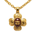 Chanel Gripoix Coco Mark Flower Necklace