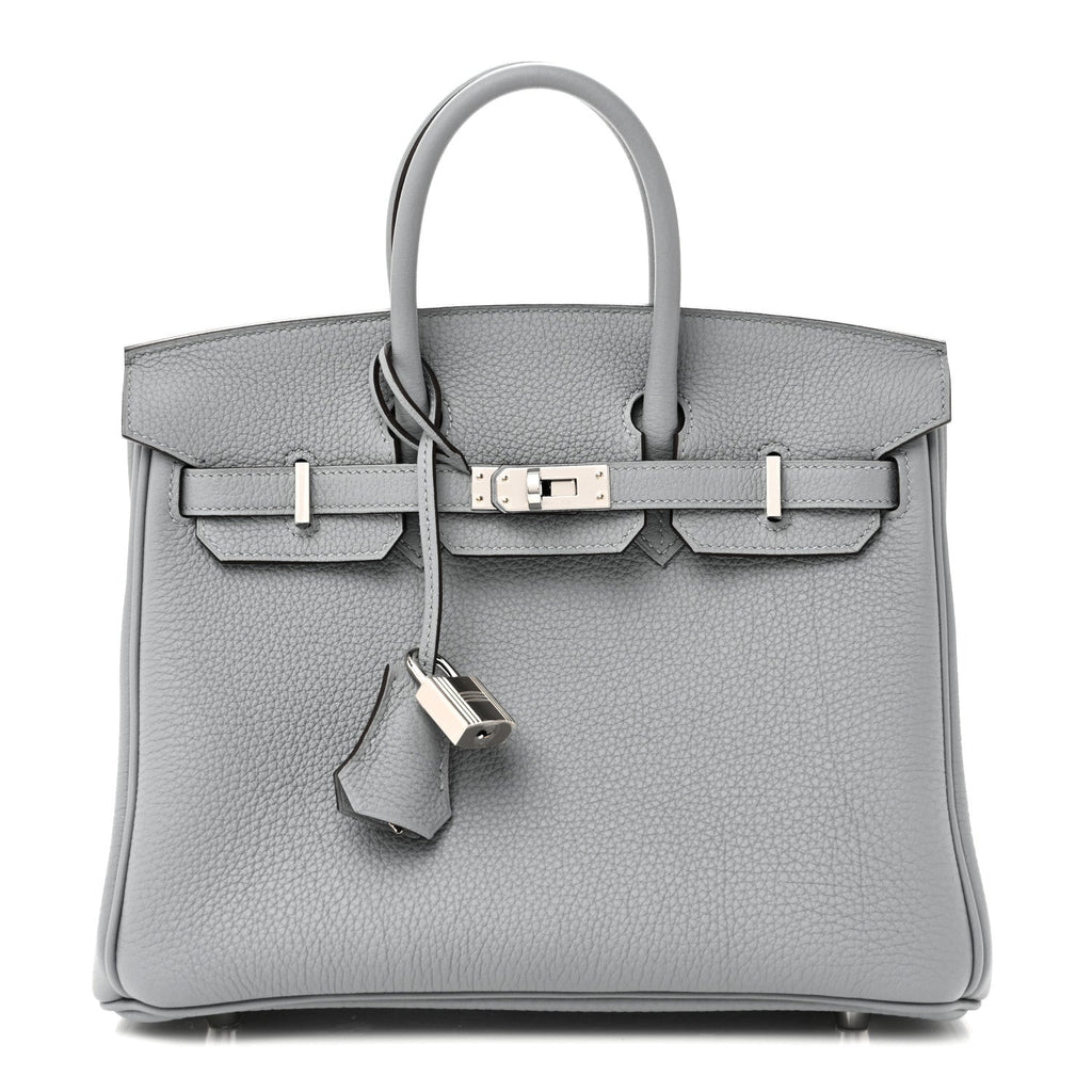 Togo Birkin 25 Gris Pantin