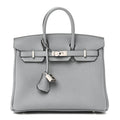 Togo Birkin 25 Gris Pantin