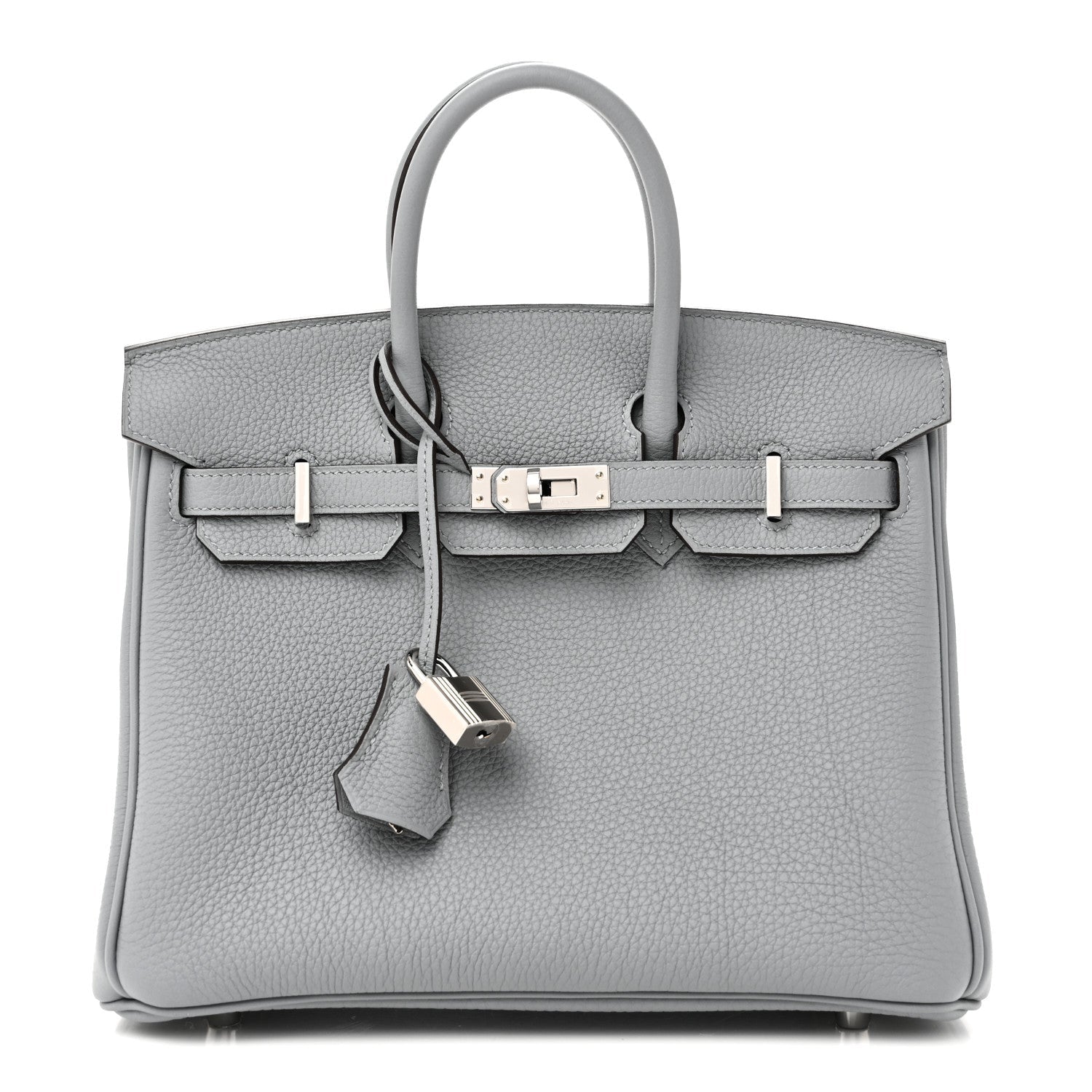 Togo Birkin 25 Gris Pantin