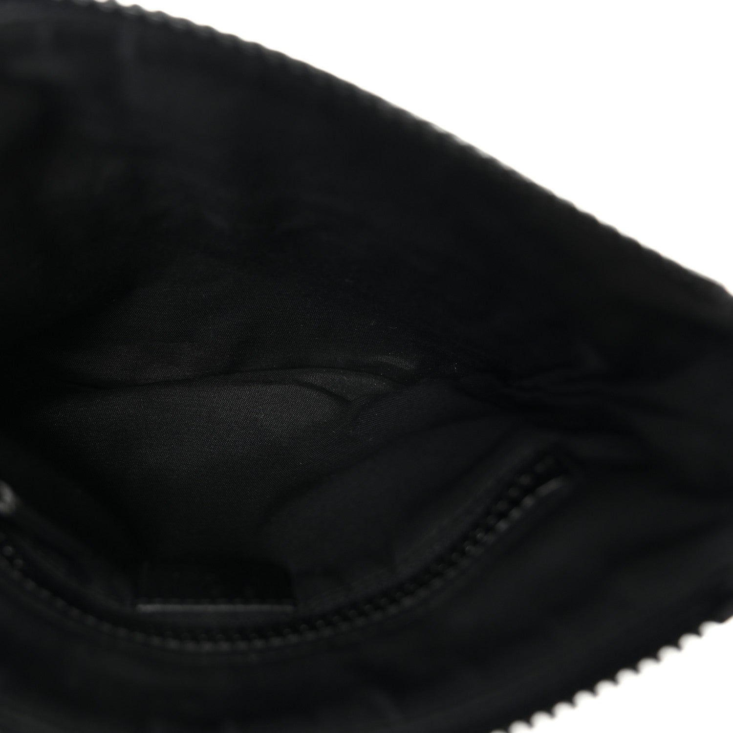 Nylon Monogram Mini Flat Messenger Bag Black