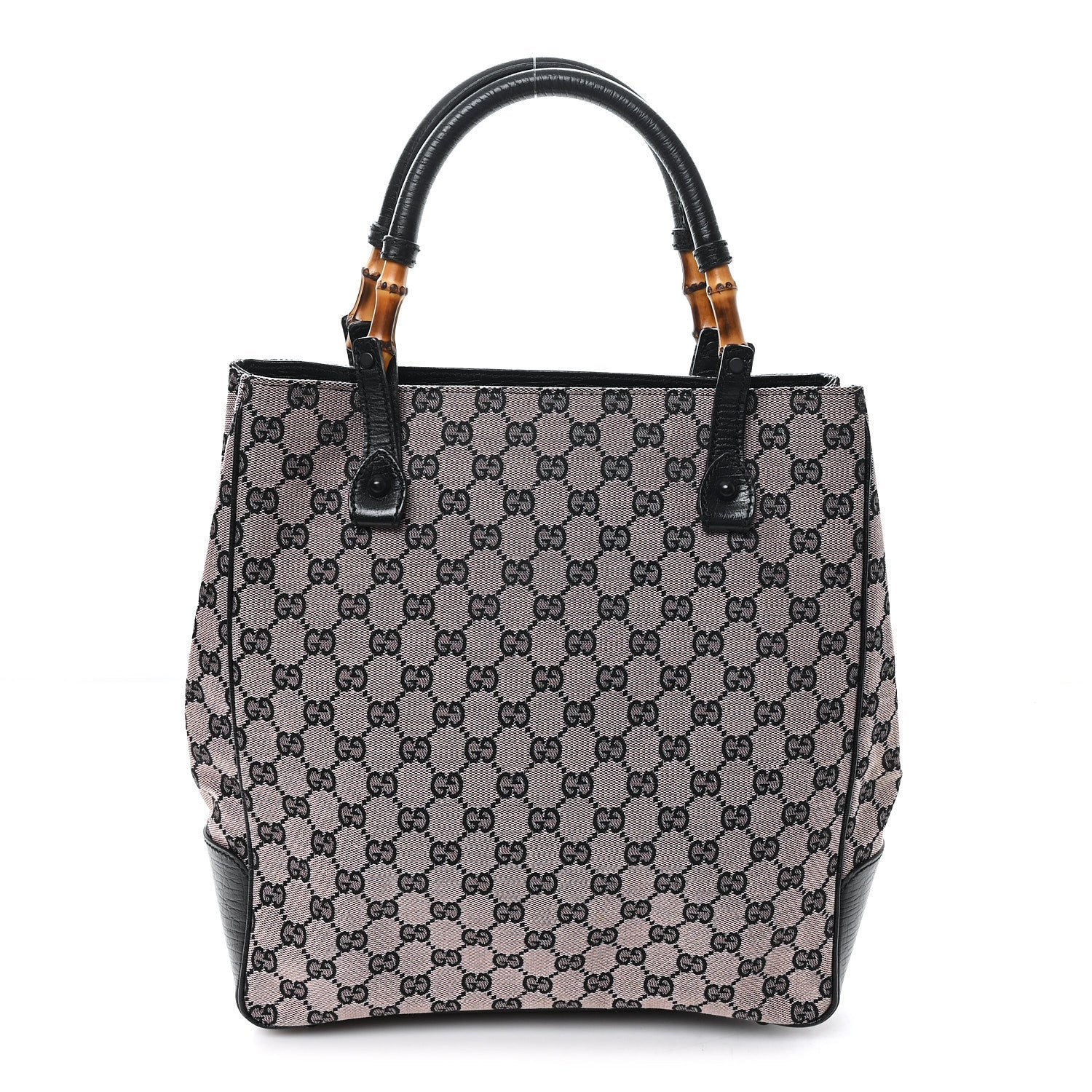 Monogram Bamboo Handle Bag Pink