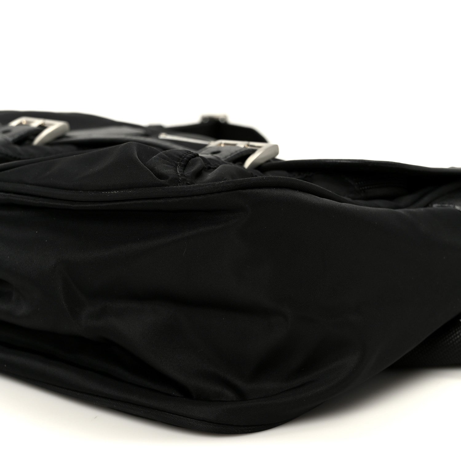 Tessuto Nylon Messenger Bag Black