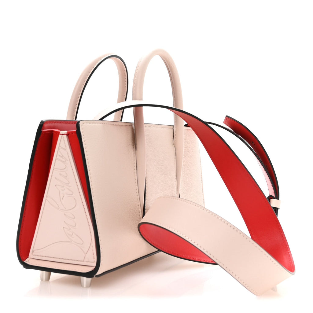 Calfskin Spikes Loubinthesky Paloma Baguette Leche