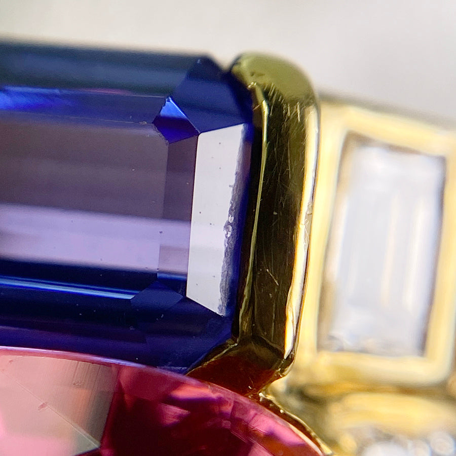 Ring Yellow gold Tanzanite