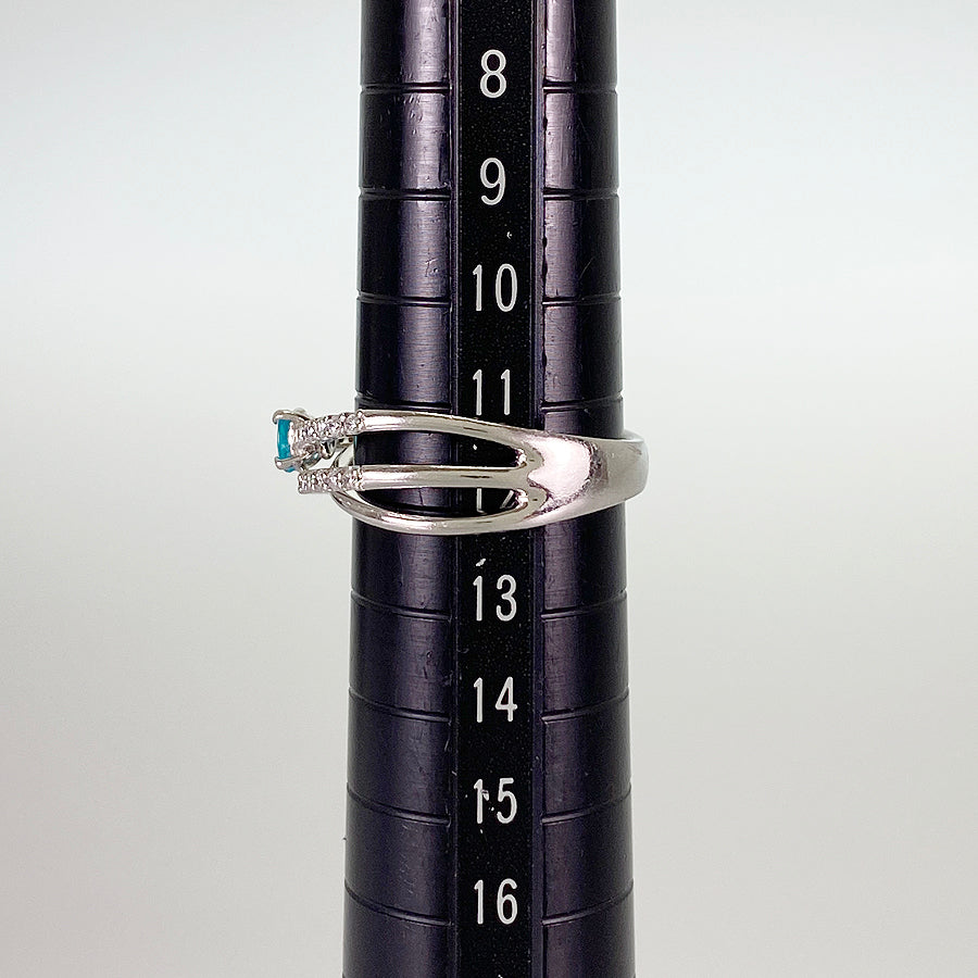 Ring Platinum Paraiba Tourmaline