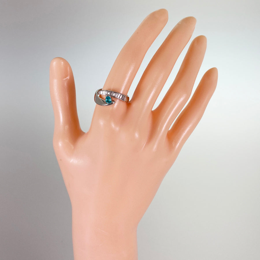 Ring Platinum Paraiba Tourmaline