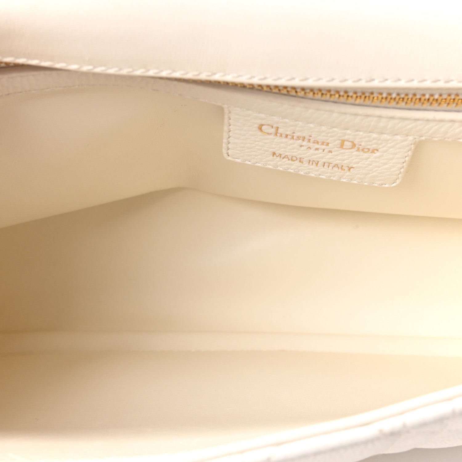 Grained Calfskin Cannage Large Caro Bag Latte