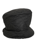 Dolce & Gabbana Black Nylon Quilted Bucket Men Capello Men's Hat