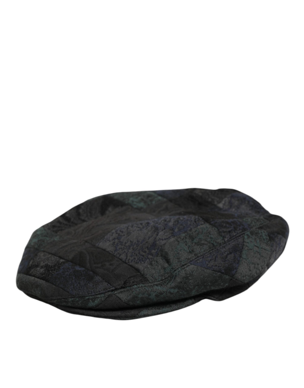 Dolce & Gabbana Black Polyester Newsboy Men Cloth Capello Men's Hat
