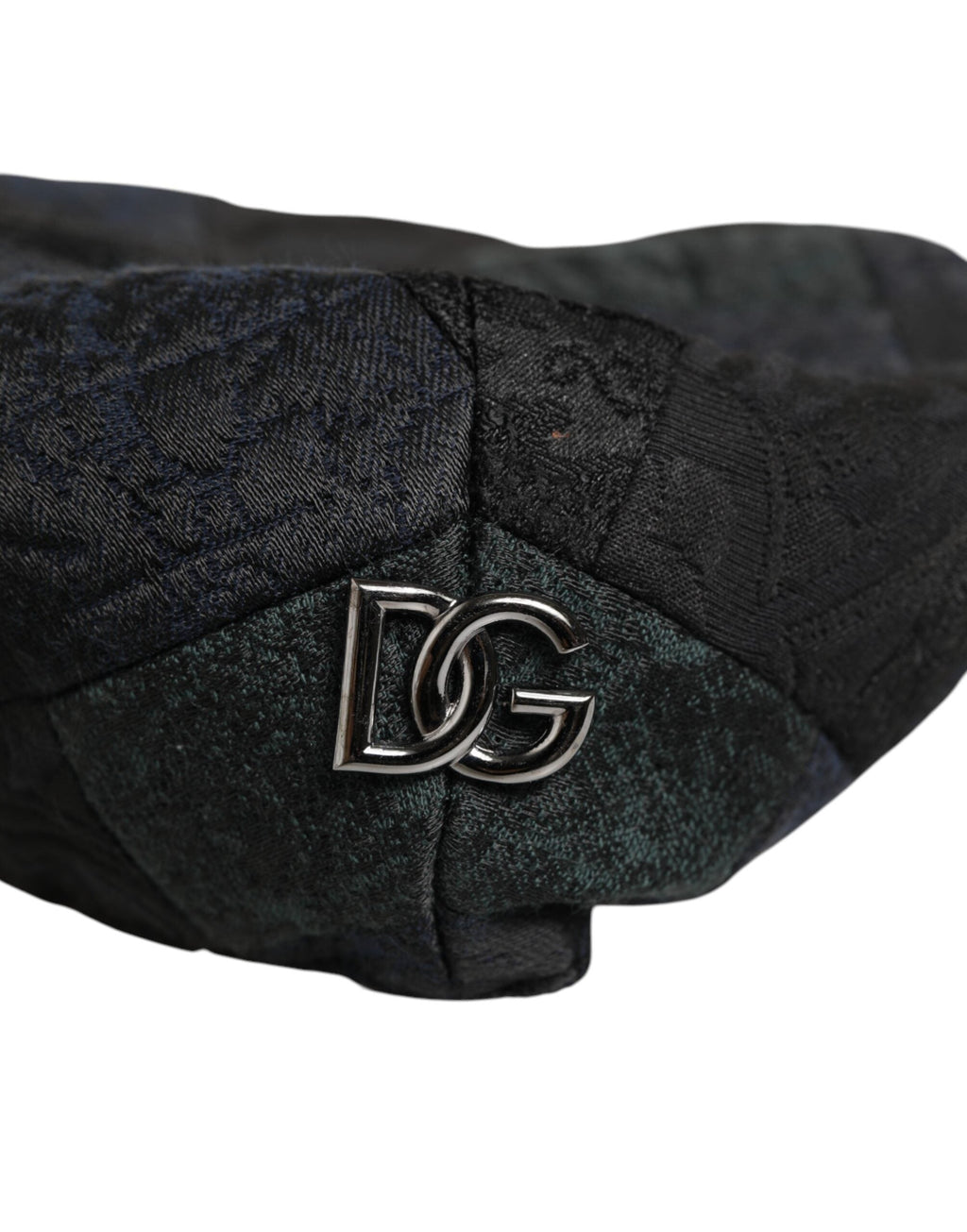Dolce & Gabbana Black Polyester Newsboy Men Cloth Capello Men's Hat
