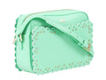 Roberto Cavalli Class GWLPEY 270 Leolace 002 Mint Small Shoulder Bag