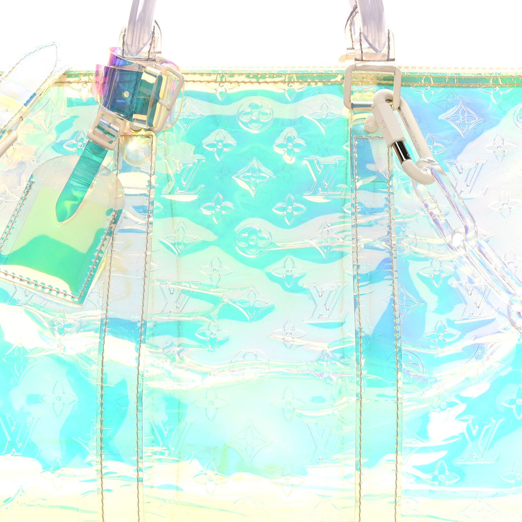 PVC Monogram Keepall Bandouliere 50 Iridescent Prism