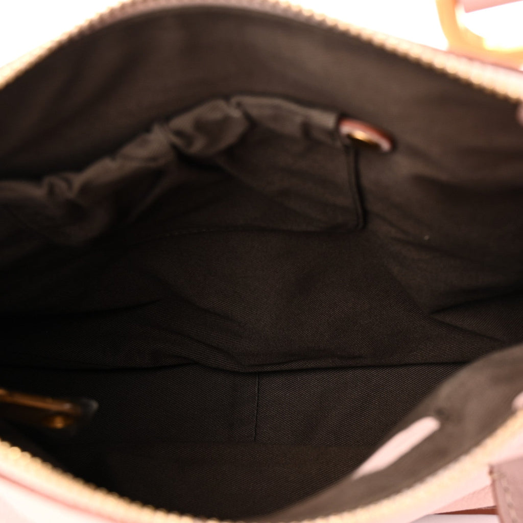 Calfskin Medium Marcie Satchel Nude Pink