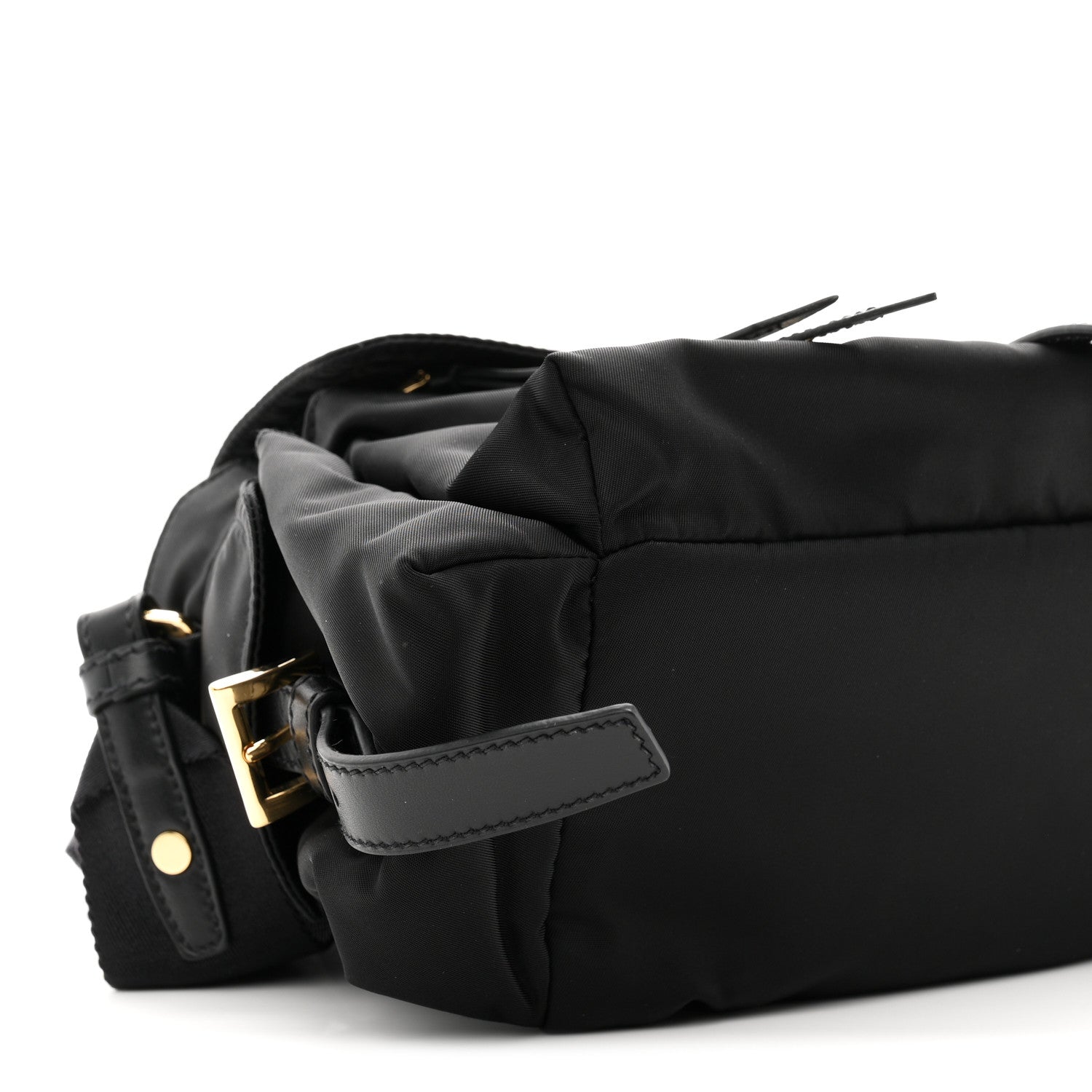 Re-Nylon Medium Explore Shoulder Bag Black