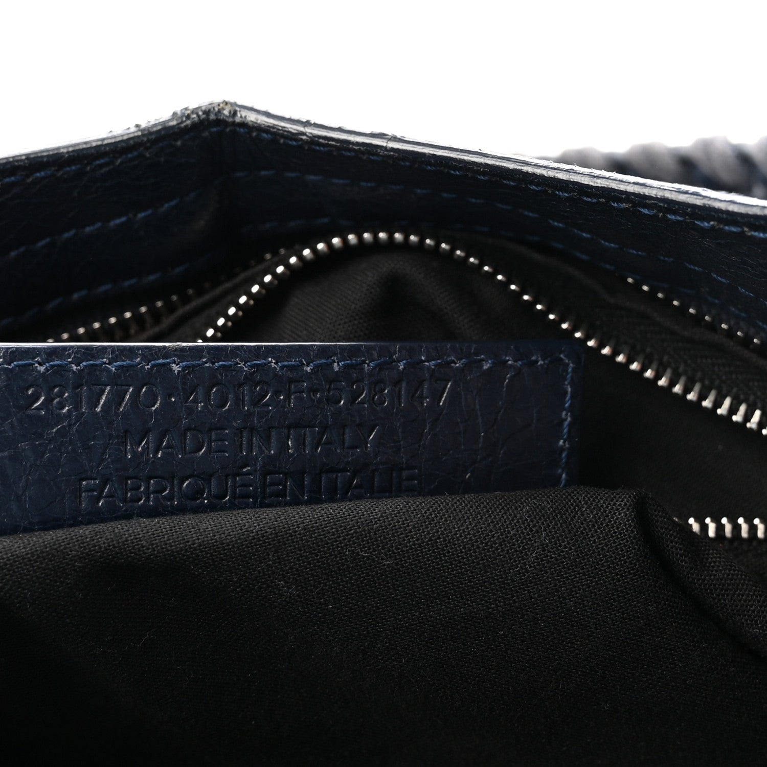 Agneau Giant 12 Silver Hardware City Bleu Obscur