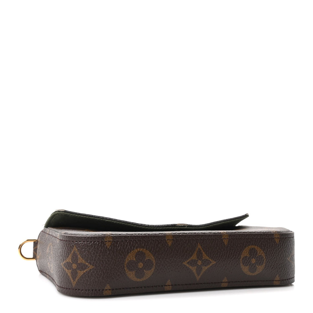 Monogram Felicie Strap & Go Kaki Kaki