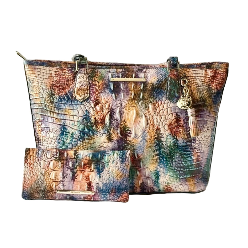 BRAHMIN Woodland Medium Asher Tote Shoulder Bag NWOT