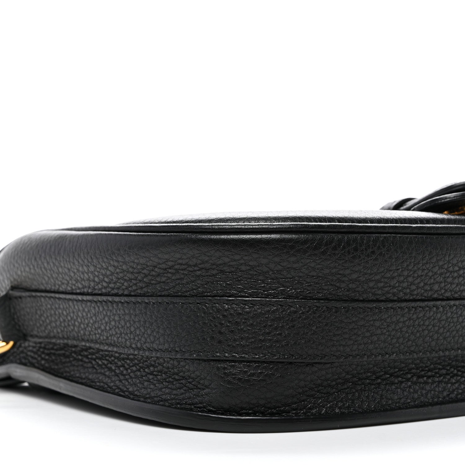 Grained Calfskin Medium Bobby Flap Black