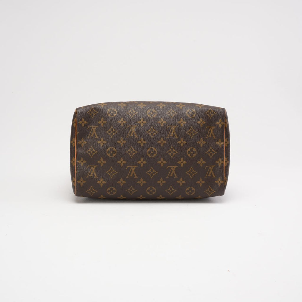 Louis Vuitton Speedy 30 Monogram Canvas Brown Bag 1999