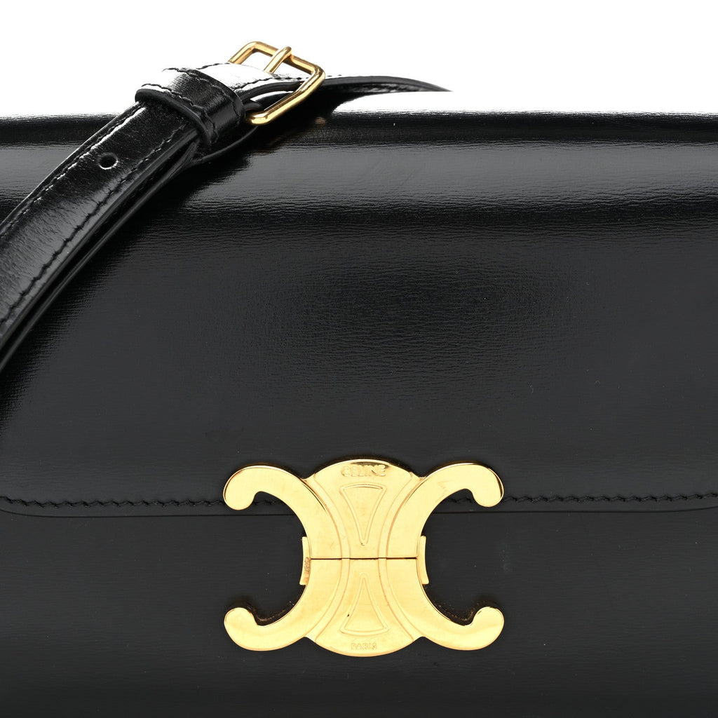 Shiny Calfskin Teen Triomphe Black