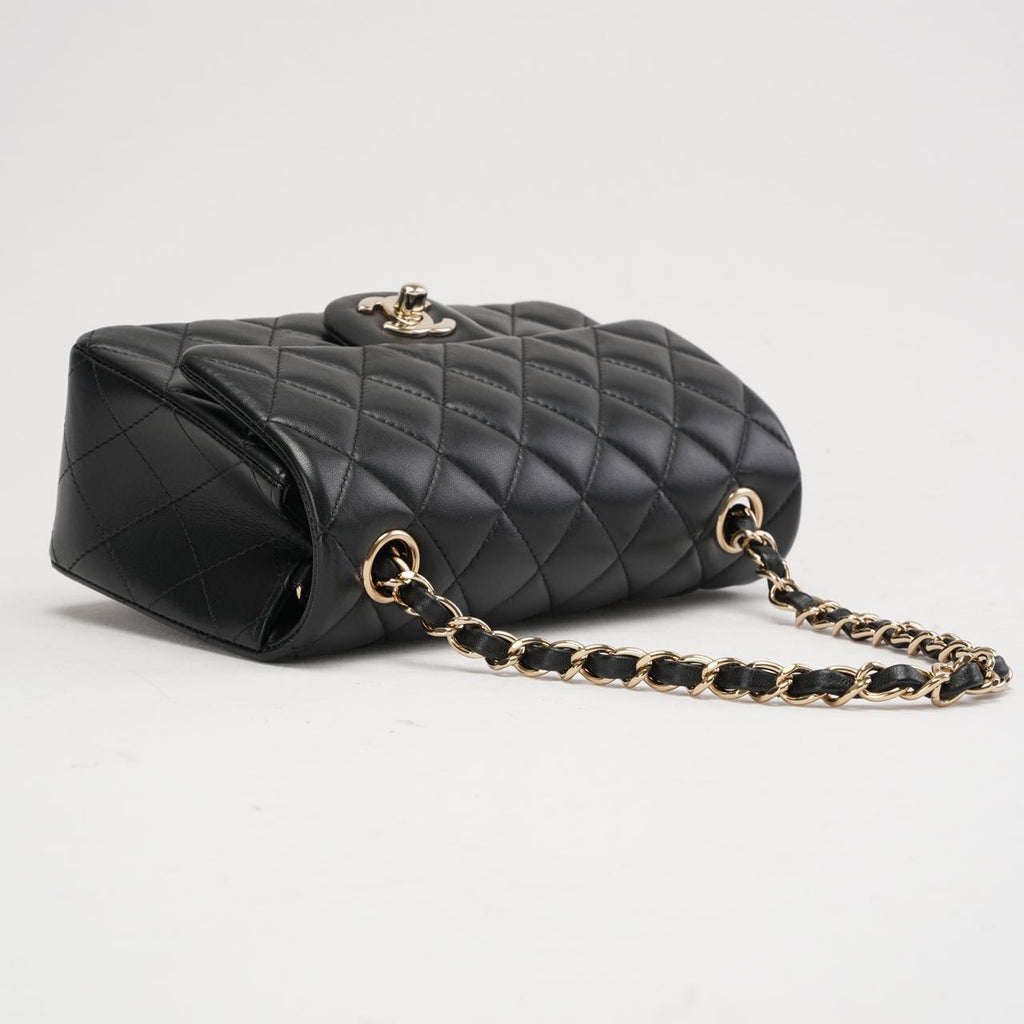 Chanel Black Mini Tangle Classic Flap Bag 2019