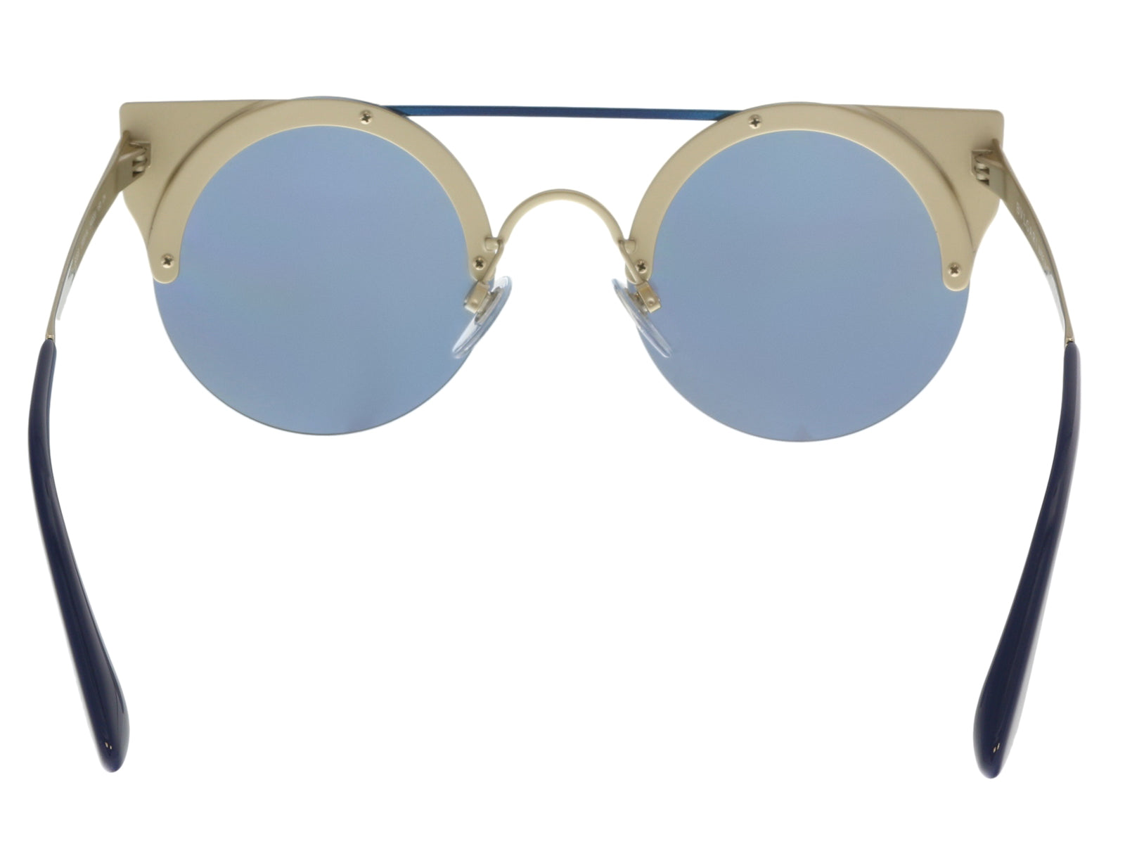 Bulgari Blue/ Pale Gold Cat eye BV6088 20206J Sunglasses