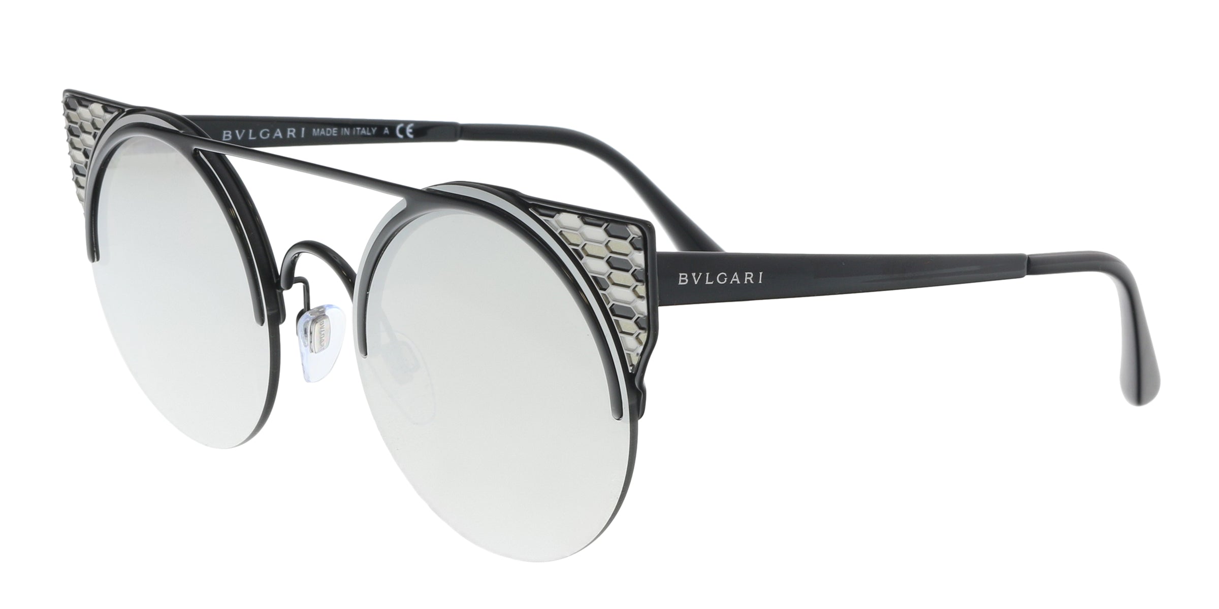 Bulgari black Cat eye BV6088 239/6G Sunglasses