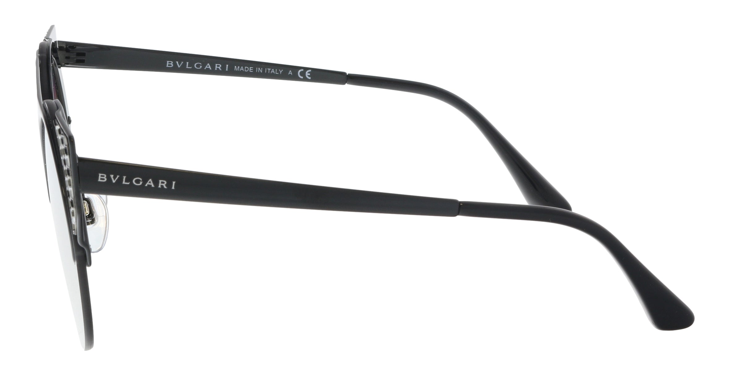 Bulgari black Cat eye BV6088 239/6G Sunglasses