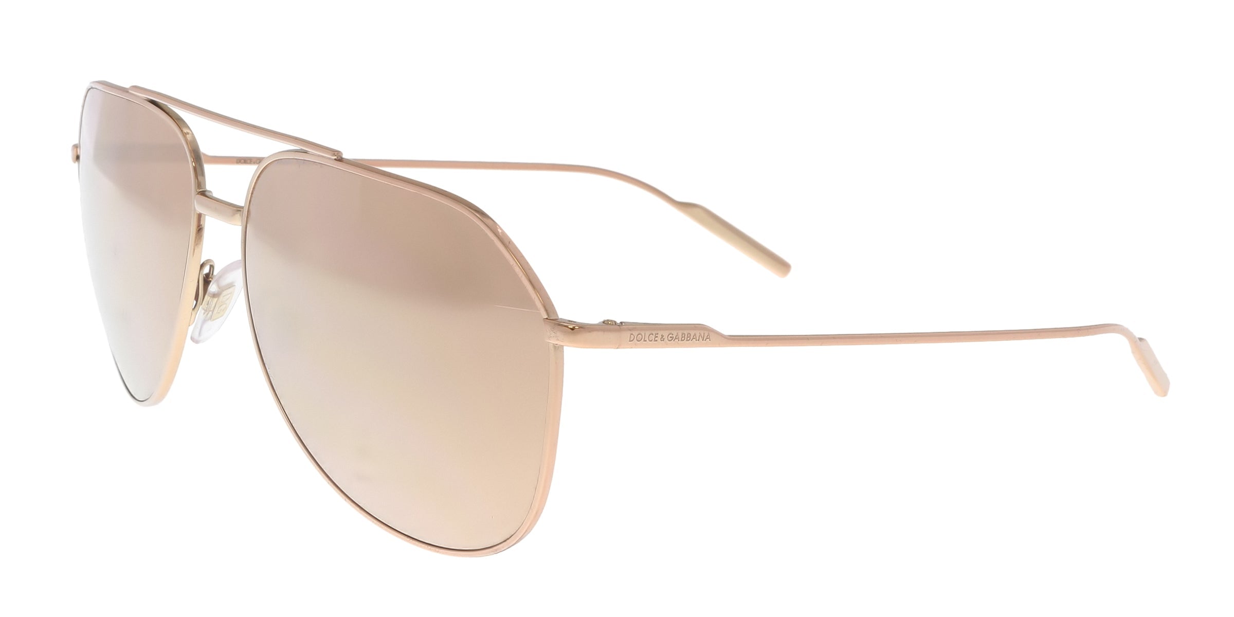 Dolce & Gabbana Gold Aviator 0DG2166 K03/5R Sunglasses