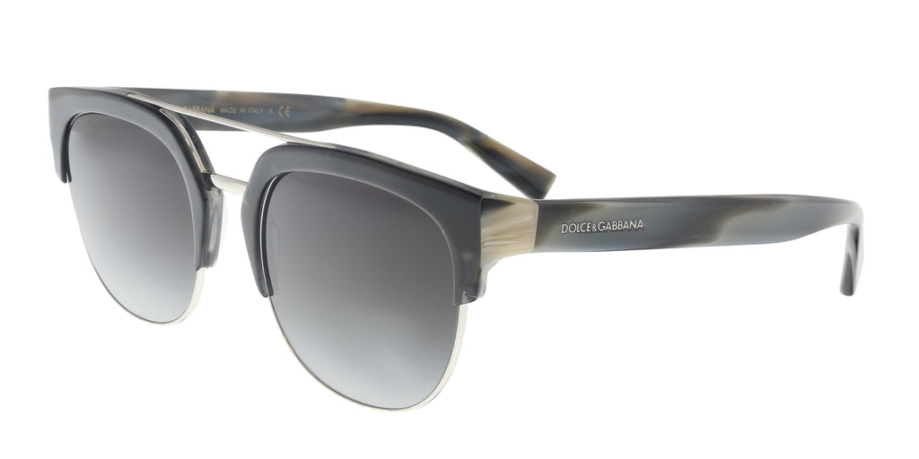 Dolce & Gabbana Brown Gradient Square DG4317 315783 Sunglasses