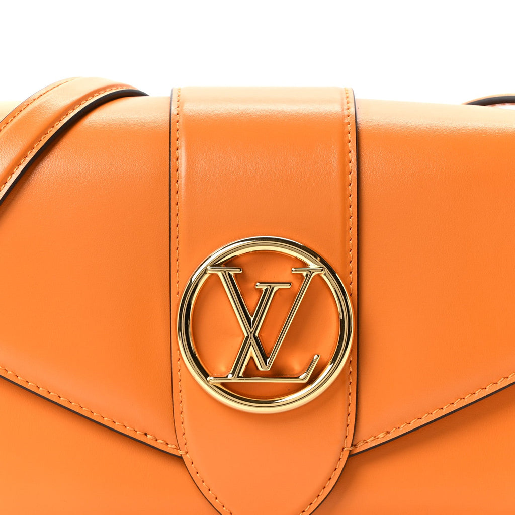 Smooth Calfskin LV Pont 9 Summer Gold