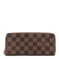 Damier Ebene Clemence Wallet Cherry