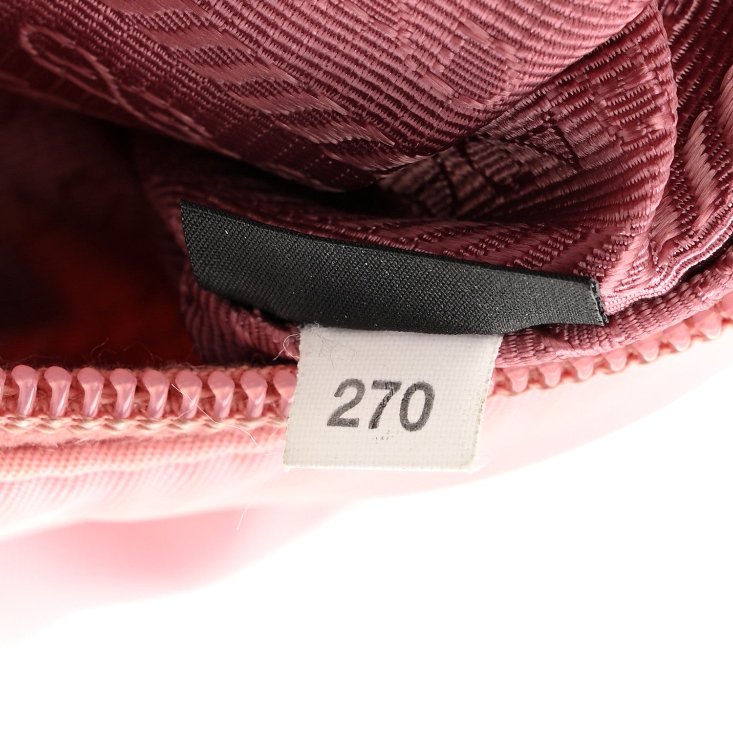 Tessuto Nylon Saffiano Mini Re-Edition 2000 Bag Rosa