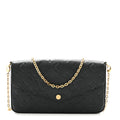 Empreinte Pochette Felicie Chain Wallet Black