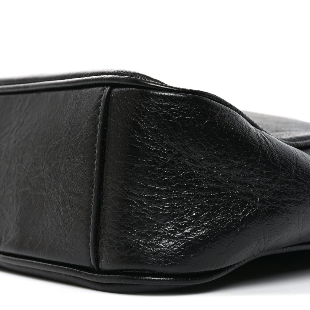 Lambskin Large JC Soft Hobo Bag Black