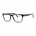 Lacoste Eyeglasses Rectangle Full Rim, Matte Black Frame and Clear Demo Lenses Lens L2898N002