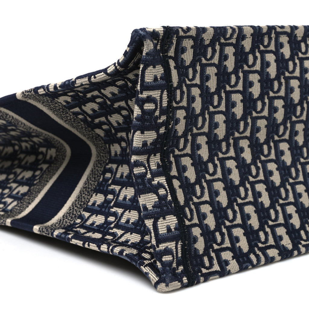 Oblique Large Book Tote Blue Multicolor