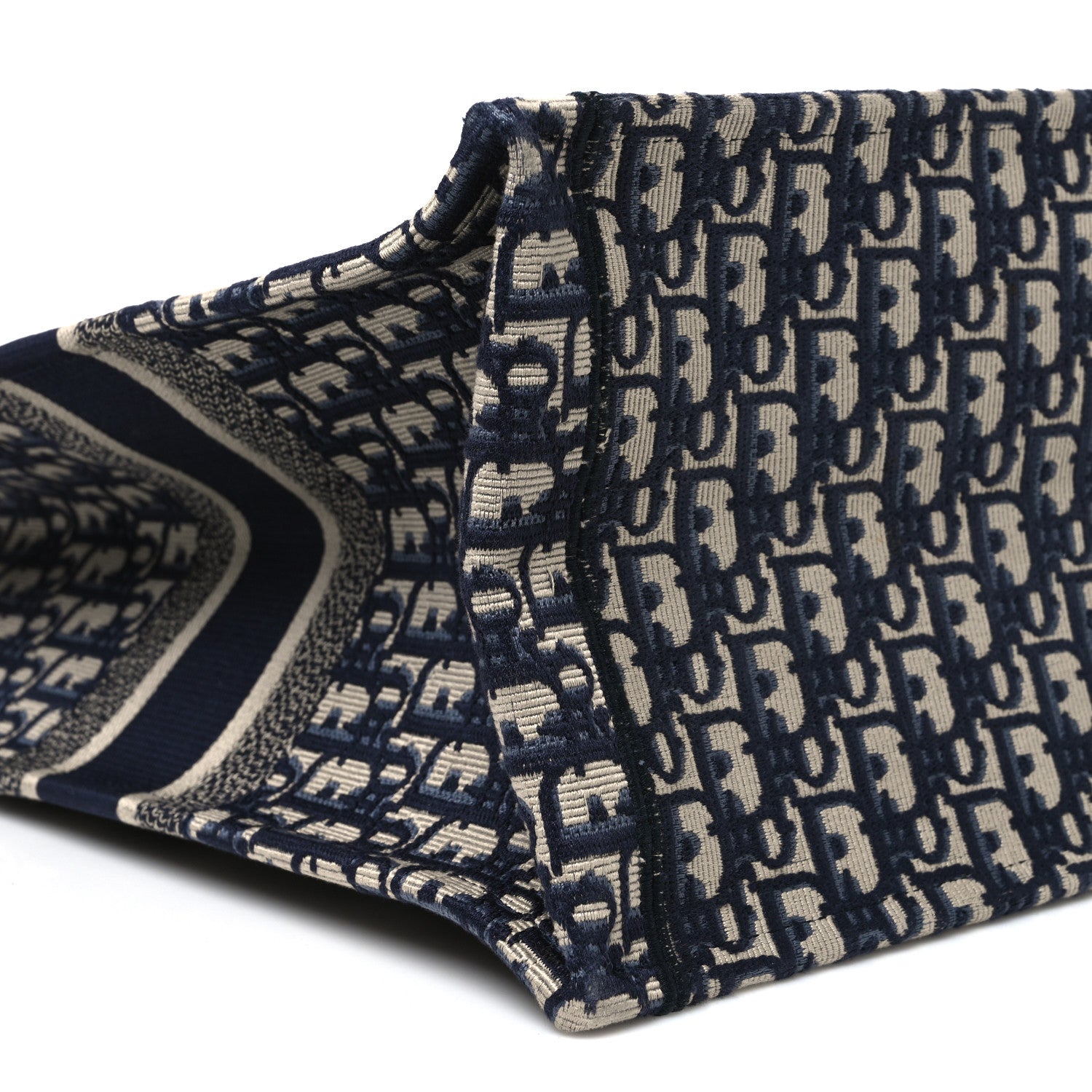 Oblique Large Book Tote Blue Multicolor