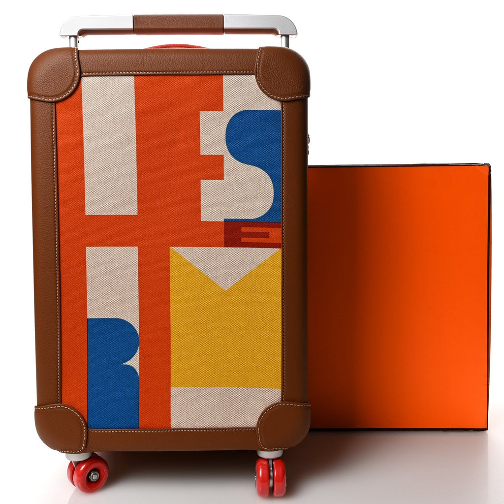 Canvas Taurillon Regate RMS Rolling Trolley Luggage Multicolor