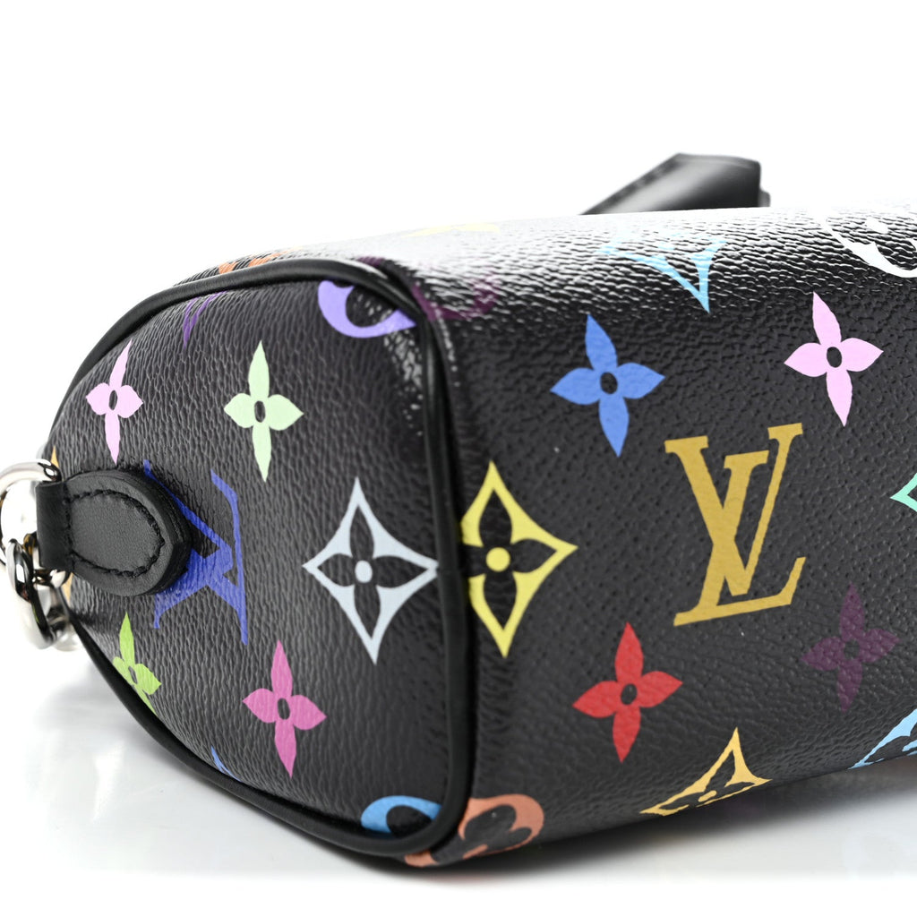 LV x TM Monogram Multicolor Nano Speedy Black