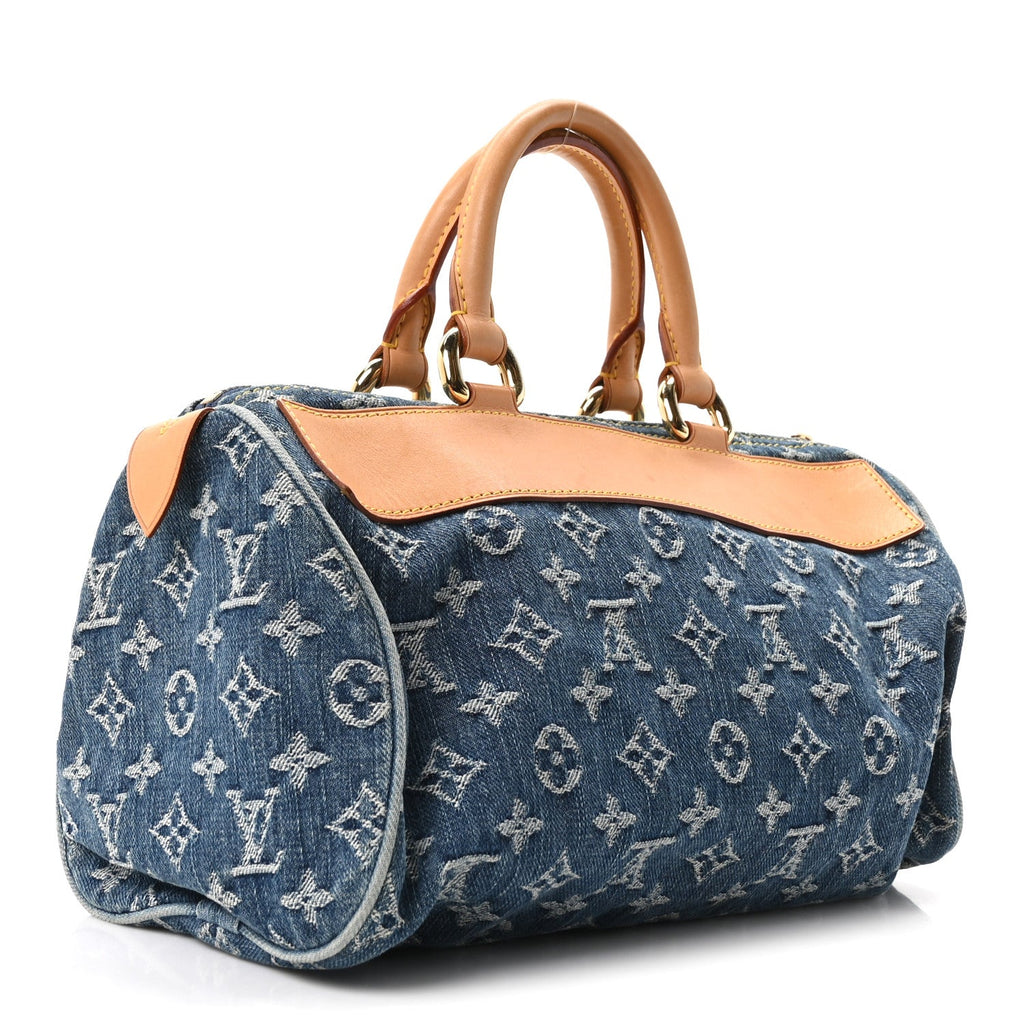 Monogram Denim Neo Speedy Blue