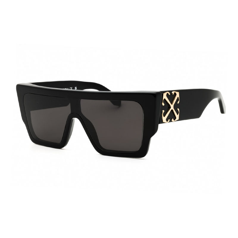 Off-White Sunglasses Shield Full Rim, White Frame and Dark Grey Lens OERI14FMARION0107