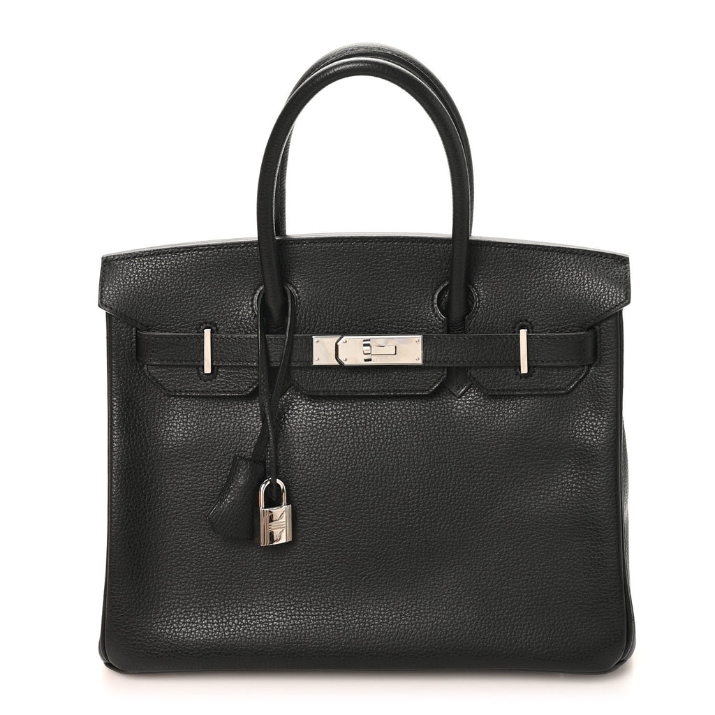 Taurillon Clemence Birkin 30 Black