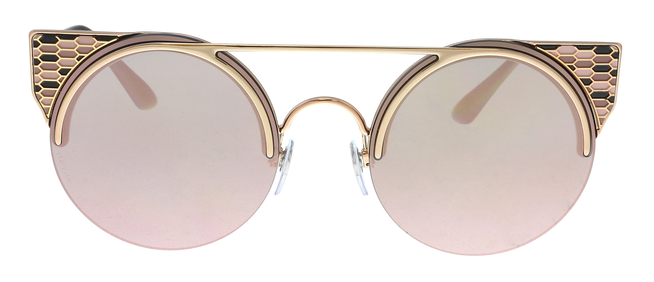 Bulgari Pink Gold Cat Eye BV6088 20144Z Sunglasses