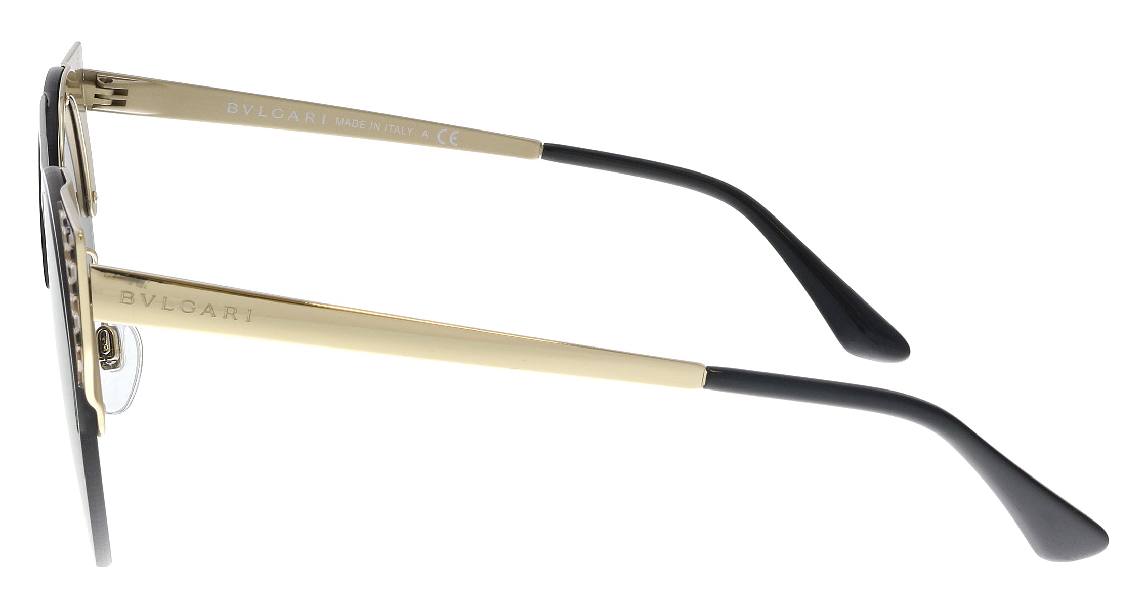 Bulgari Black Gold Cat Eye BV6088 20188G Sunglasses