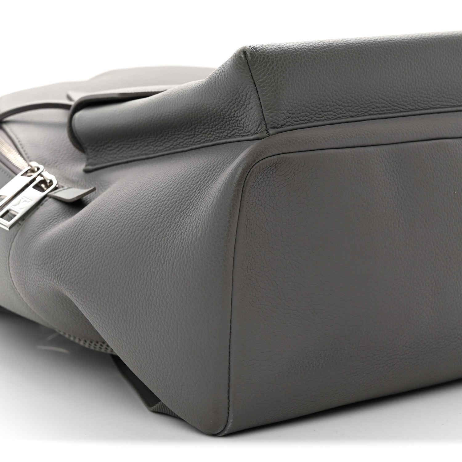 Grained Calfskin Aerogram Takeoff Backpack Grey
