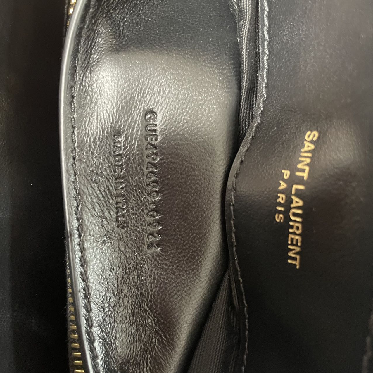 Saint Laurent Small LouLou Leather Black 2023